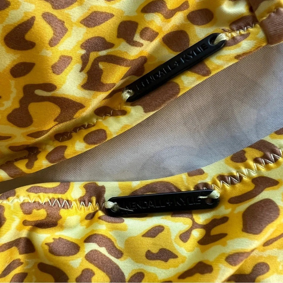 Kendall & Kyle NWT Golden Leopard Print Bikini Size XL - Picture 11 of 11